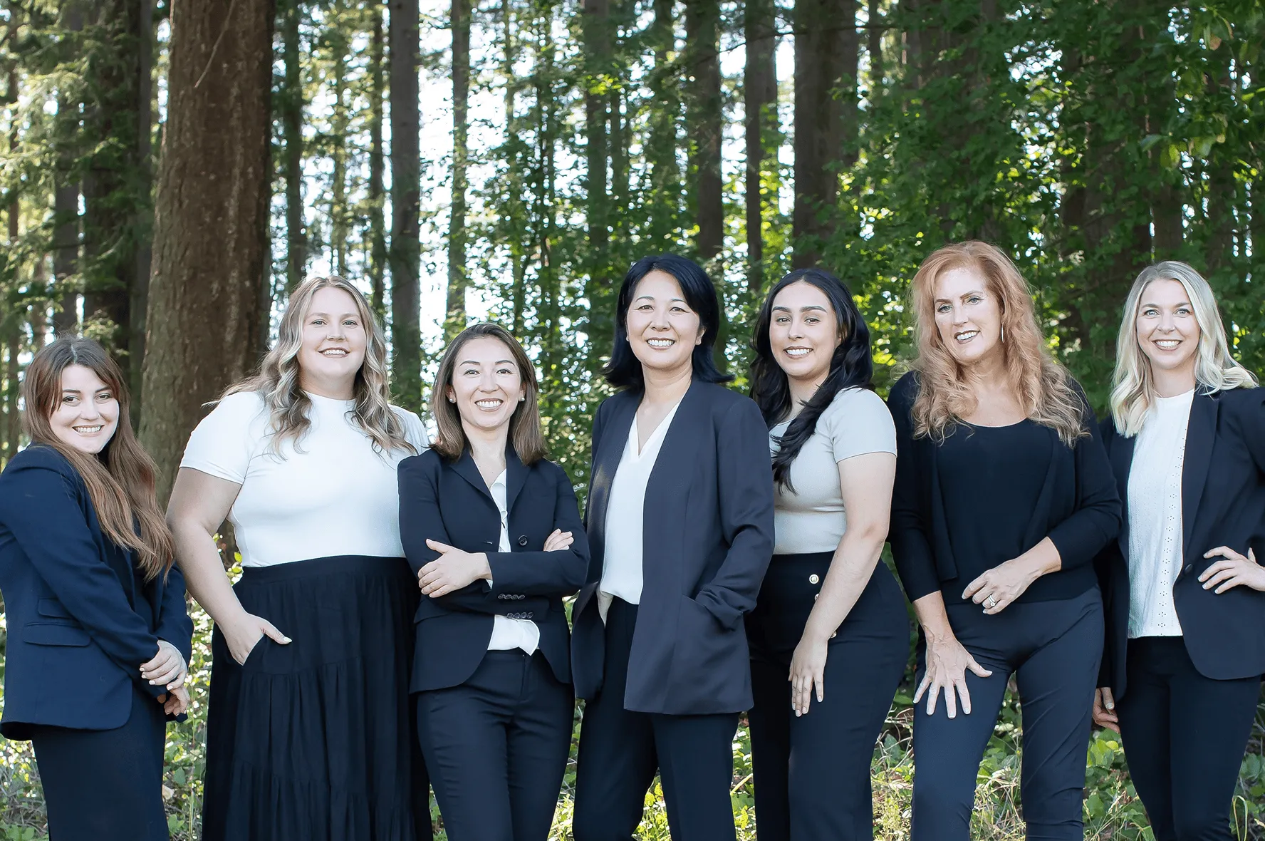 Smiling photo of the team at Edmonds Orthodontics