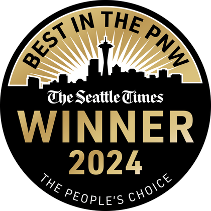 The Seattle Times Best in the PNW 2024 People's Choice winner badge