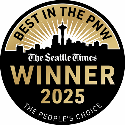 The Seattle Times Best in the PNW 2025 People's Choice winner badge