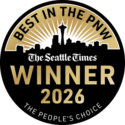 The Seattle Times Best in the PNW 2026 People's Choice winner badge